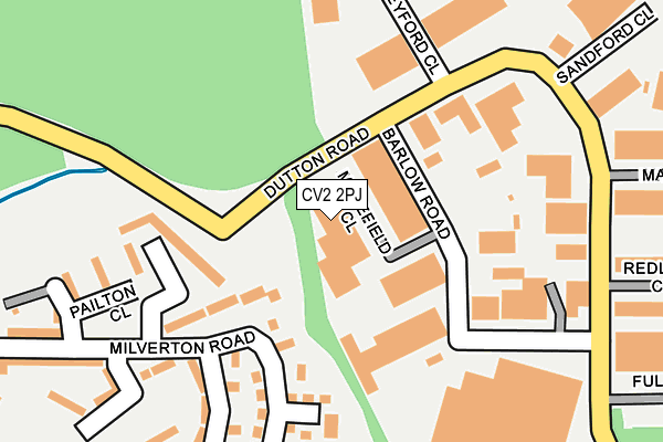 CV2 2PJ map - OS OpenMap – Local (Ordnance Survey)