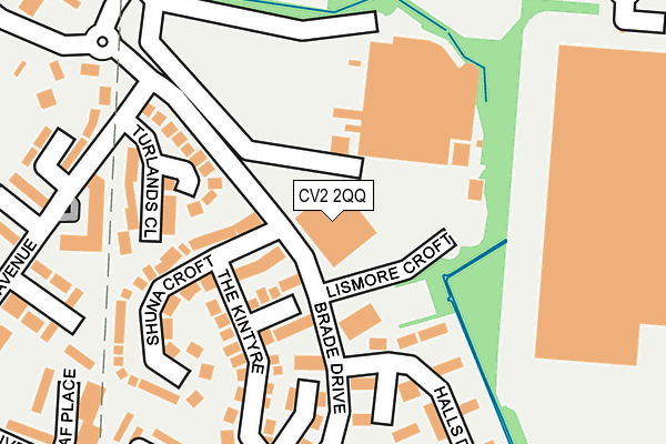 CV2 2QQ map - OS OpenMap – Local (Ordnance Survey)