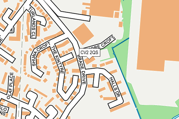 CV2 2QS map - OS OpenMap – Local (Ordnance Survey)