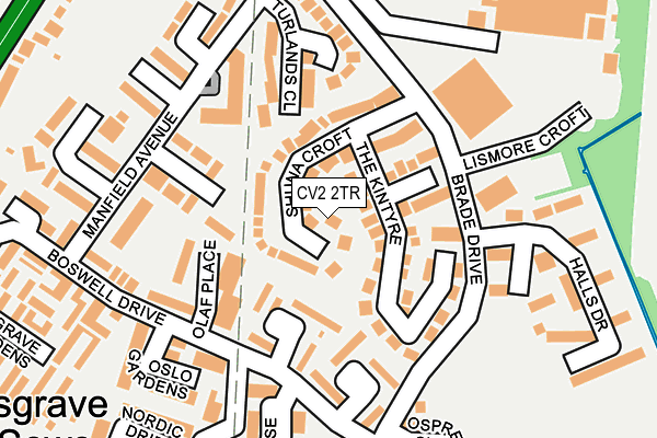 CV2 2TR map - OS OpenMap – Local (Ordnance Survey)