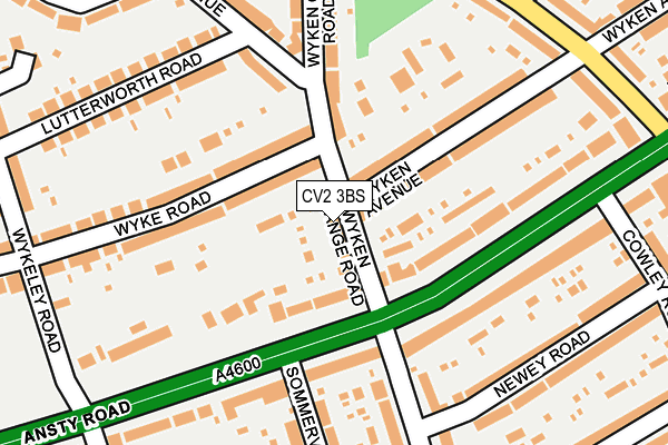 CV2 3BS map - OS OpenMap – Local (Ordnance Survey)