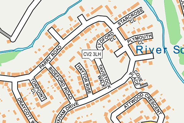 CV2 3LH map - OS OpenMap – Local (Ordnance Survey)