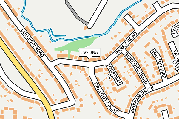 CV2 3NA map - OS OpenMap – Local (Ordnance Survey)