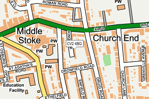 CV2 4BQ map - OS OpenMap – Local (Ordnance Survey)