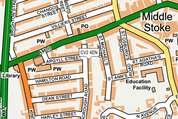 CV2 4EN map - OS OpenMap – Local (Ordnance Survey)