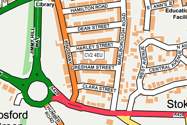 CV2 4EU map - OS OpenMap – Local (Ordnance Survey)