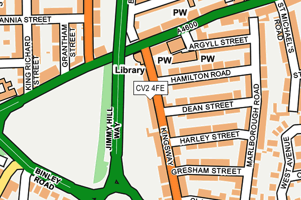 CV2 4FE map - OS OpenMap – Local (Ordnance Survey)