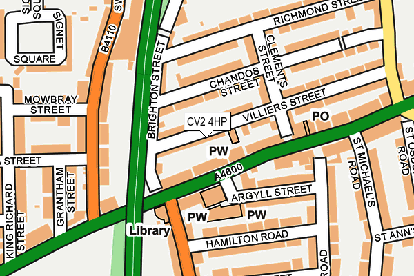 CV2 4HP map - OS OpenMap – Local (Ordnance Survey)