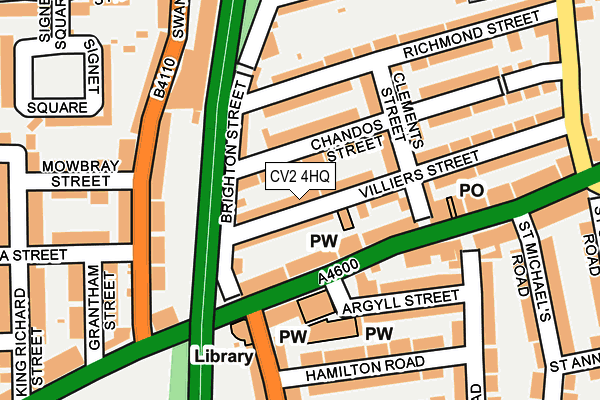 CV2 4HQ map - OS OpenMap – Local (Ordnance Survey)