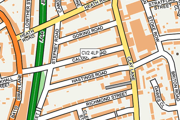 CV2 4LP map - OS OpenMap – Local (Ordnance Survey)