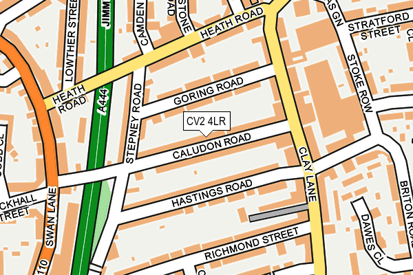 CV2 4LR map - OS OpenMap – Local (Ordnance Survey)