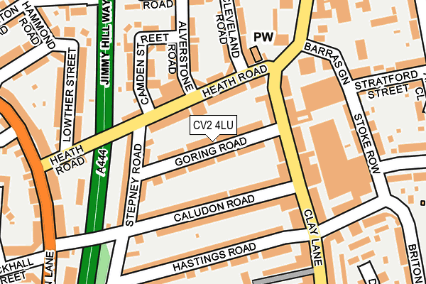 CV2 4LU map - OS OpenMap – Local (Ordnance Survey)