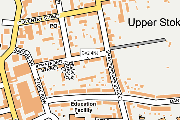 CV2 4NJ map - OS OpenMap – Local (Ordnance Survey)