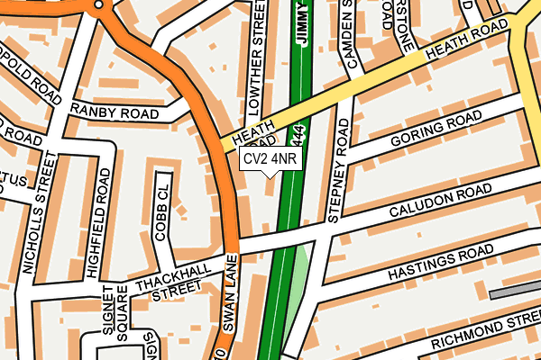 CV2 4NR map - OS OpenMap – Local (Ordnance Survey)