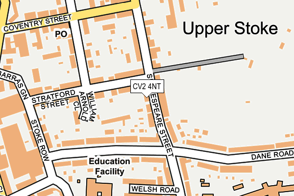 CV2 4NT map - OS OpenMap – Local (Ordnance Survey)