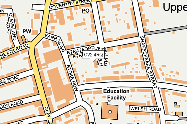 CV2 4RQ map - OS OpenMap – Local (Ordnance Survey)