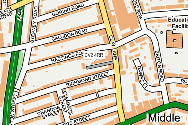 CV2 4RR map - OS OpenMap – Local (Ordnance Survey)