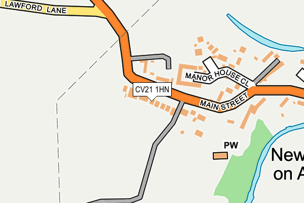 CV21 1HN map - OS OpenMap – Local (Ordnance Survey)