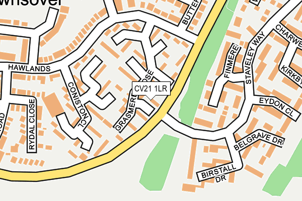 CV21 1LR map - OS OpenMap – Local (Ordnance Survey)