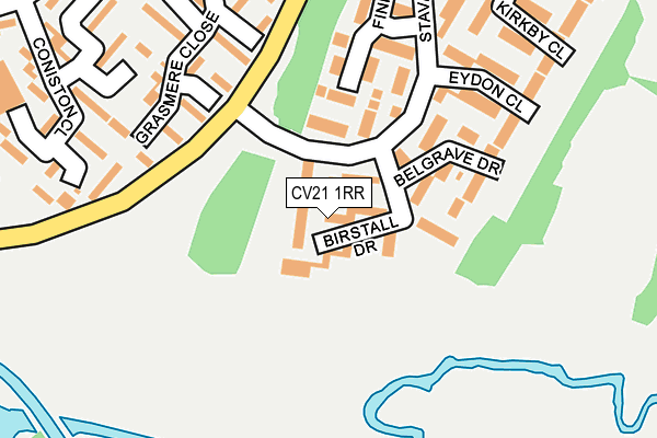 CV21 1RR map - OS OpenMap – Local (Ordnance Survey)