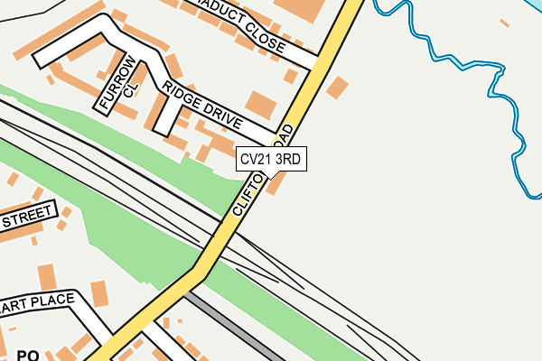 CV21 3RD map - OS OpenMap – Local (Ordnance Survey)