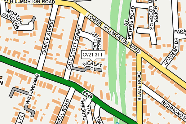 CV21 3TT map - OS OpenMap – Local (Ordnance Survey)