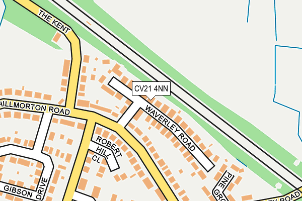 CV21 4NN map - OS OpenMap – Local (Ordnance Survey)