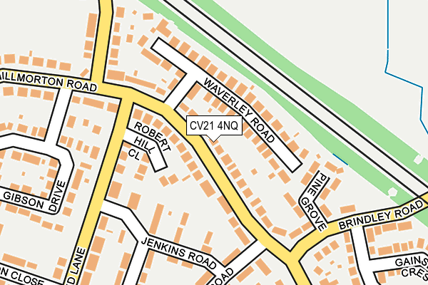 CV21 4NQ map - OS OpenMap – Local (Ordnance Survey)