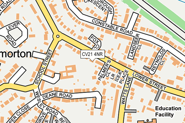 CV21 4NR map - OS OpenMap – Local (Ordnance Survey)