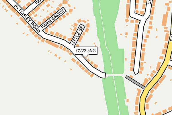 CV22 5NG map - OS OpenMap – Local (Ordnance Survey)