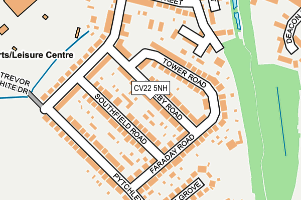 CV22 5NH map - OS OpenMap – Local (Ordnance Survey)