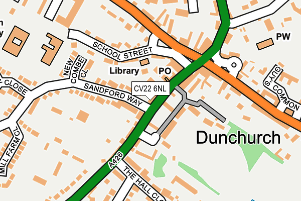 Map of CRYSTAL DUNCHURCH LIMITED at local scale