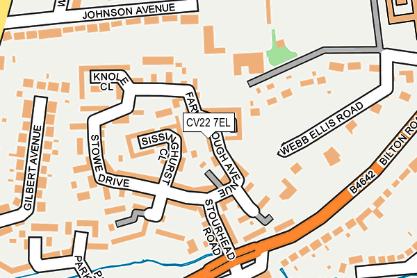 CV22 7EL map - OS OpenMap – Local (Ordnance Survey)