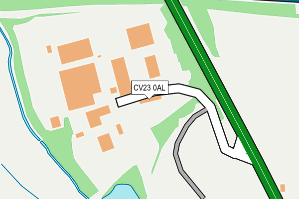CV23 0AL map - OS OpenMap – Local (Ordnance Survey)