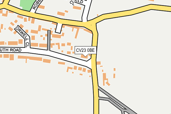 CV23 0BE map - OS OpenMap – Local (Ordnance Survey)