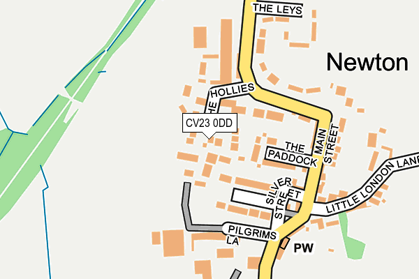 CV23 0DD map - OS OpenMap – Local (Ordnance Survey)