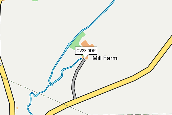 CV23 0DP map - OS OpenMap – Local (Ordnance Survey)