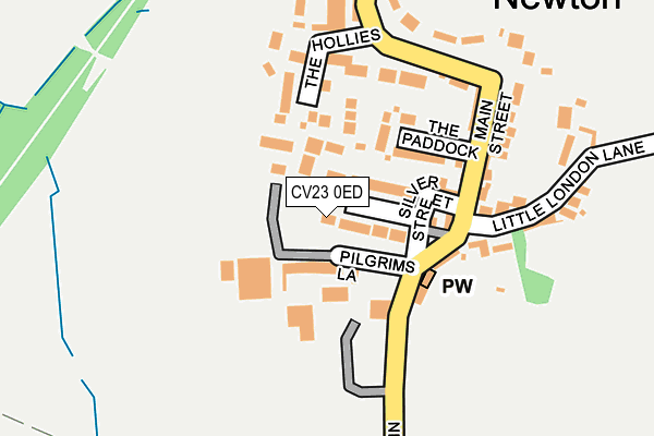 CV23 0ED map - OS OpenMap – Local (Ordnance Survey)