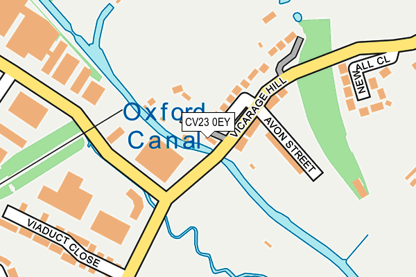 CV23 0EY map - OS OpenMap – Local (Ordnance Survey)