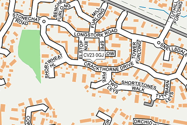 CV23 0GJ map - OS OpenMap – Local (Ordnance Survey)