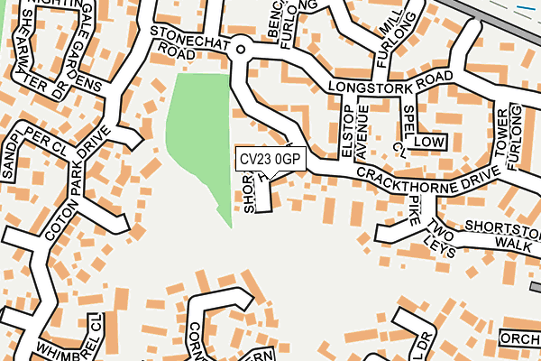 CV23 0GP map - OS OpenMap – Local (Ordnance Survey)