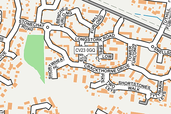 CV23 0GQ map - OS OpenMap – Local (Ordnance Survey)