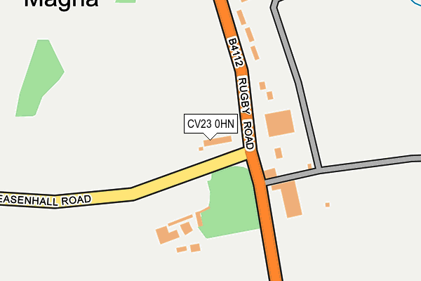 CV23 0HN map - OS OpenMap – Local (Ordnance Survey)