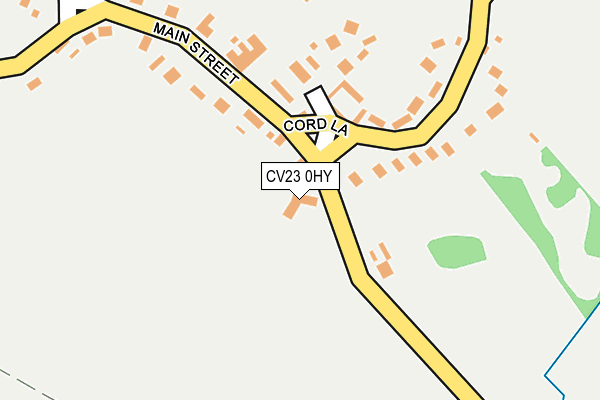 CV23 0HY map - OS OpenMap – Local (Ordnance Survey)