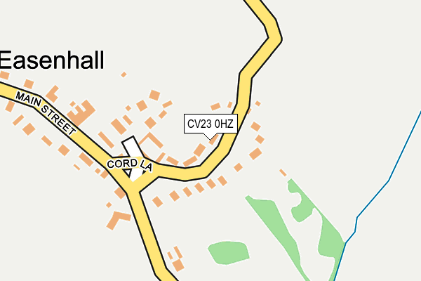 CV23 0HZ map - OS OpenMap – Local (Ordnance Survey)