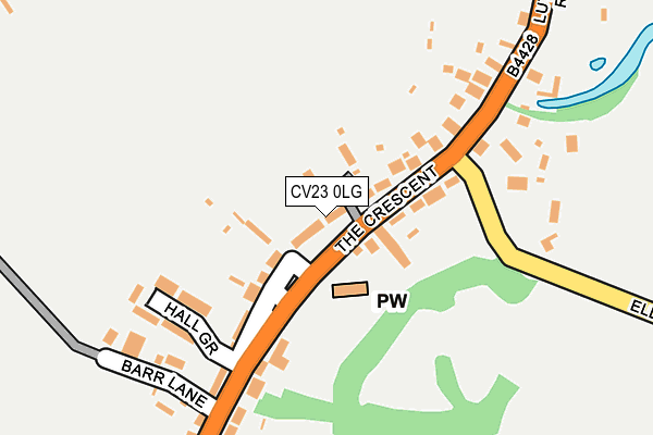 CV23 0LG map - OS OpenMap – Local (Ordnance Survey)