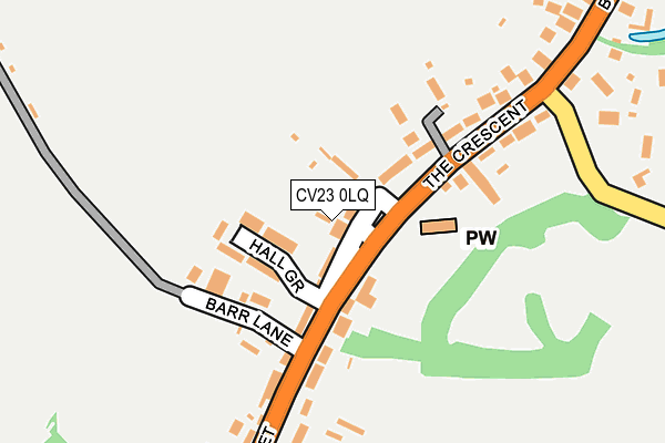 CV23 0LQ map - OS OpenMap – Local (Ordnance Survey)