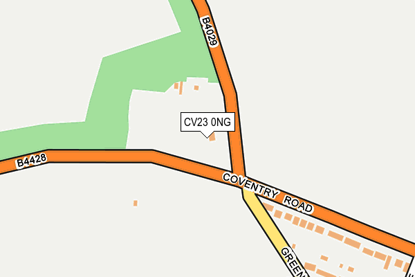 CV23 0NG map - OS OpenMap – Local (Ordnance Survey)