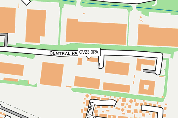 CV23 0PA map - OS OpenMap – Local (Ordnance Survey)
