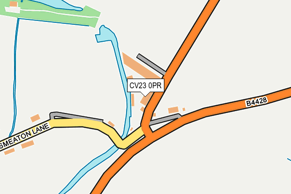 CV23 0PR map - OS OpenMap – Local (Ordnance Survey)